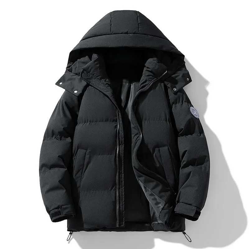 Padded Coats Hooded Parkas Casual Mens Down Puffer Jacket Short Padding Youthful Clothes Winter Quilted Fashion OuterwearXJ241122 - view 5