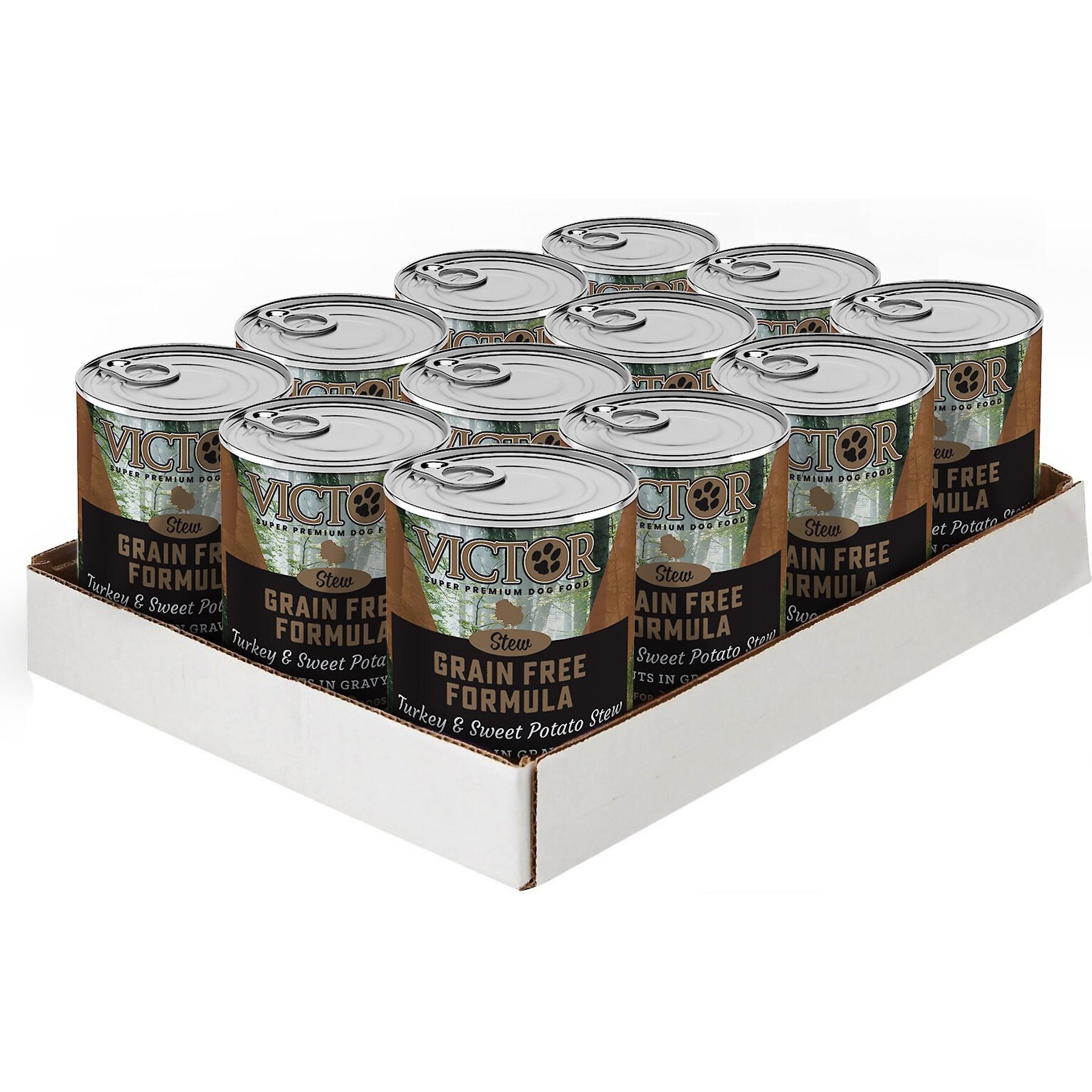 VICTOR Turkey & Sweet Potato Stew Cuts in Gravy Grain-Free Canned Dog Food