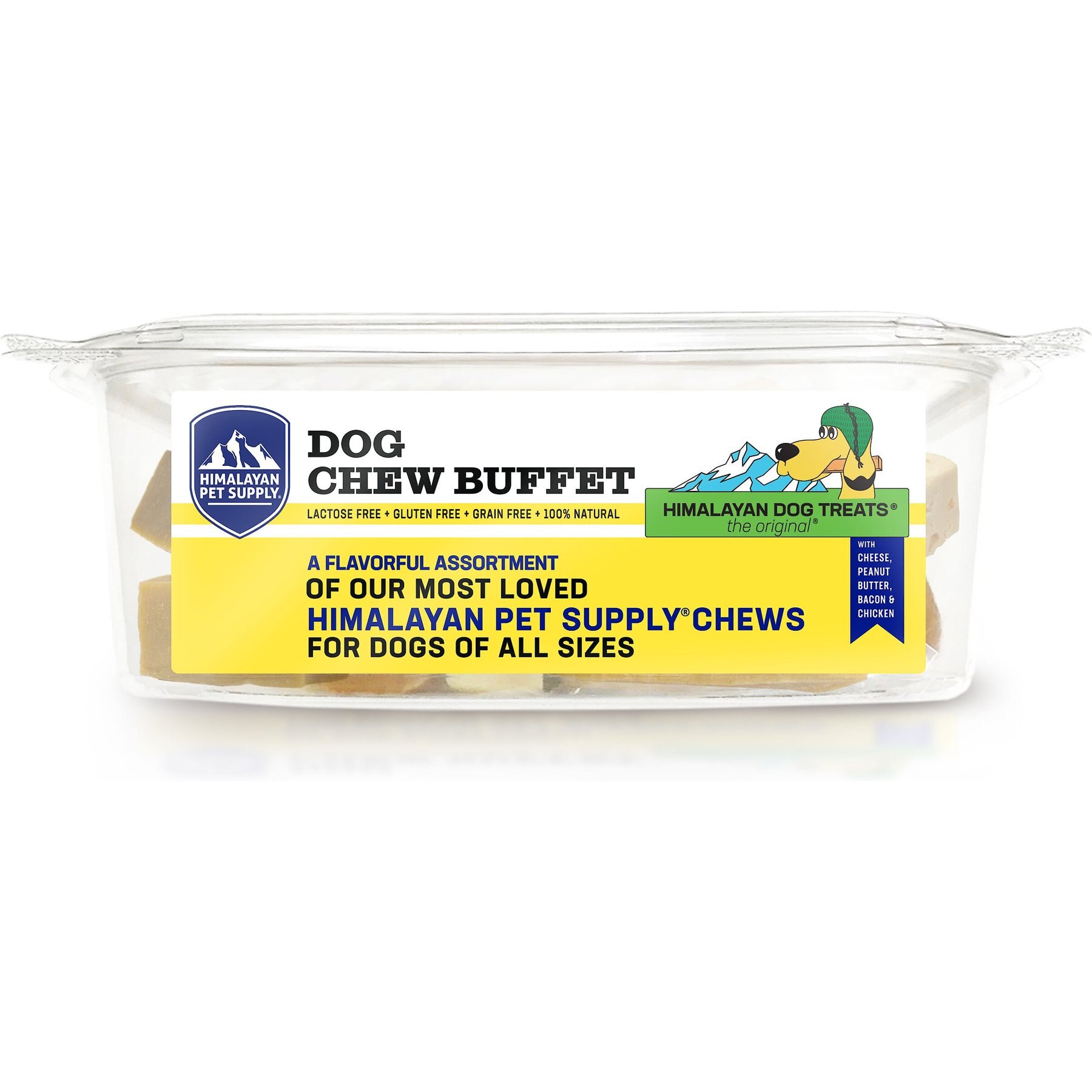 Himalayan Pet Supply Dog Chew Buffet Variety Pack Dog Treats, 32-oz tub