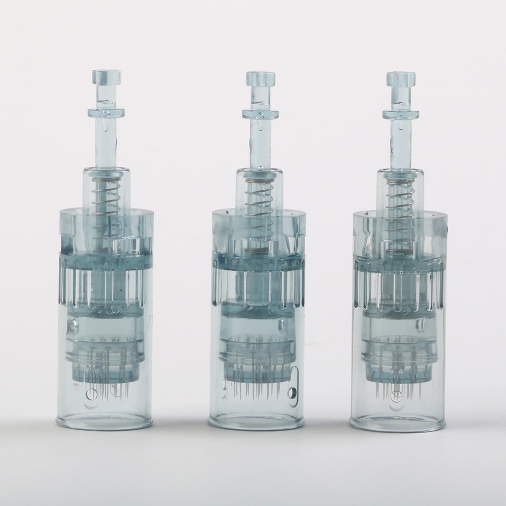 Needles Cartridges For Dr.pen M8 MTS Tips Skin Care 11 Pins 16Pin 24 Pin 36 42Pins Nano Round 3D 5D Silicone Derma Dr Pen Beauty Meso Therapy Needle D