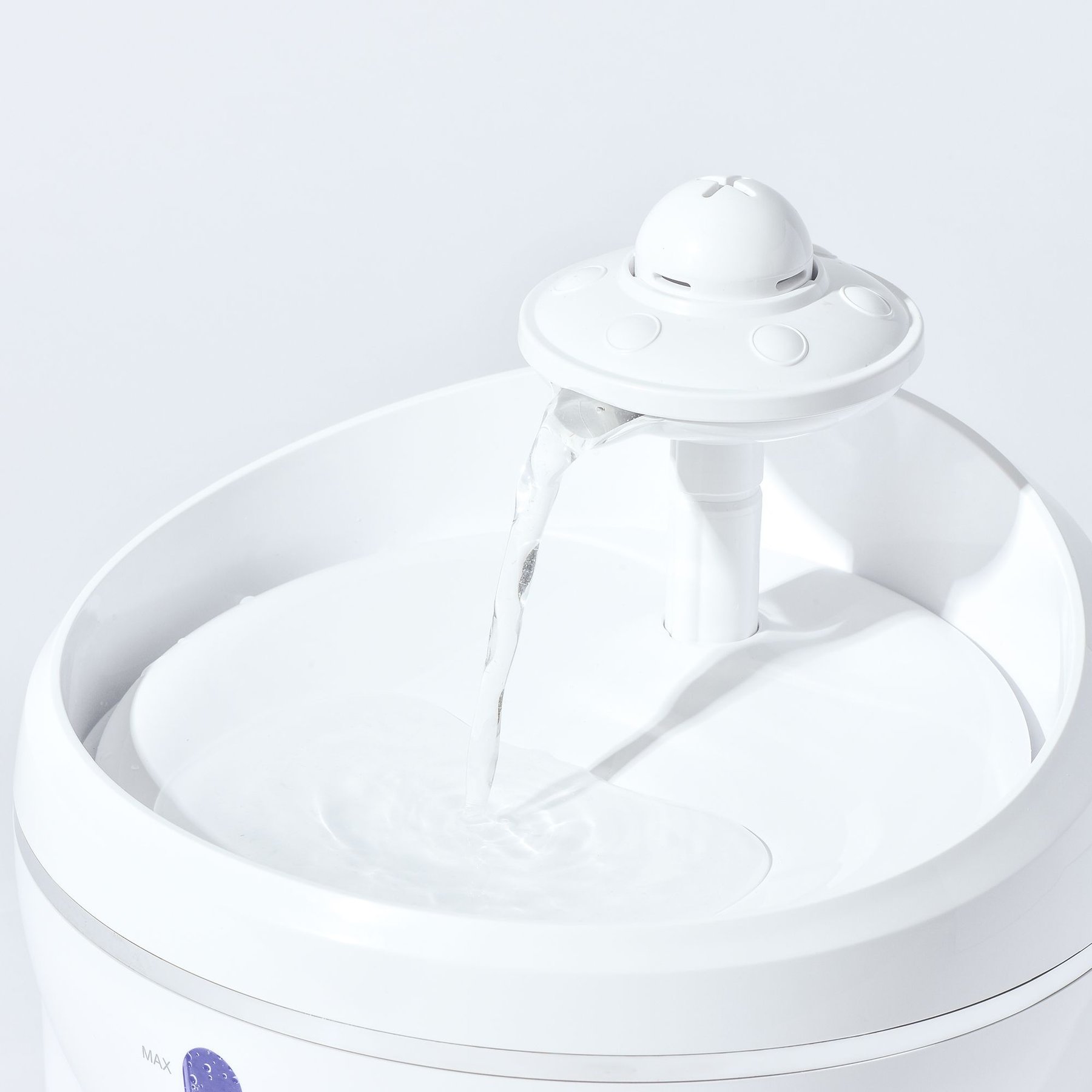 Bueteka Spaceship Ultra-Quiet Dog & Cat Water Fountain, 54.1-oz