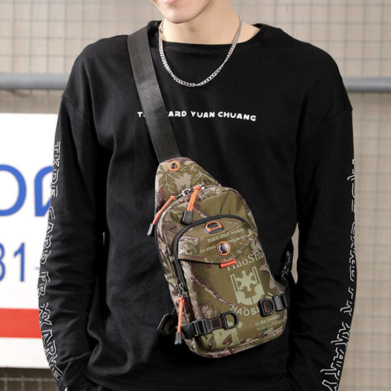 Men Shoulder Cross Body Chest Bag Sg Backpack Small Rucksack Knapsack Nylon Travel Male Messenger Side Bags