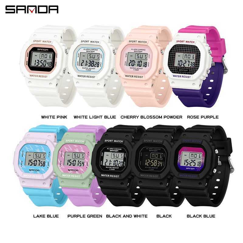 Shada New Hot G-type Electronic Watch Mens Fashion Waterproof Sports LED Digital Womens Watch Boys and Girls Childrens Gift Watch X241204