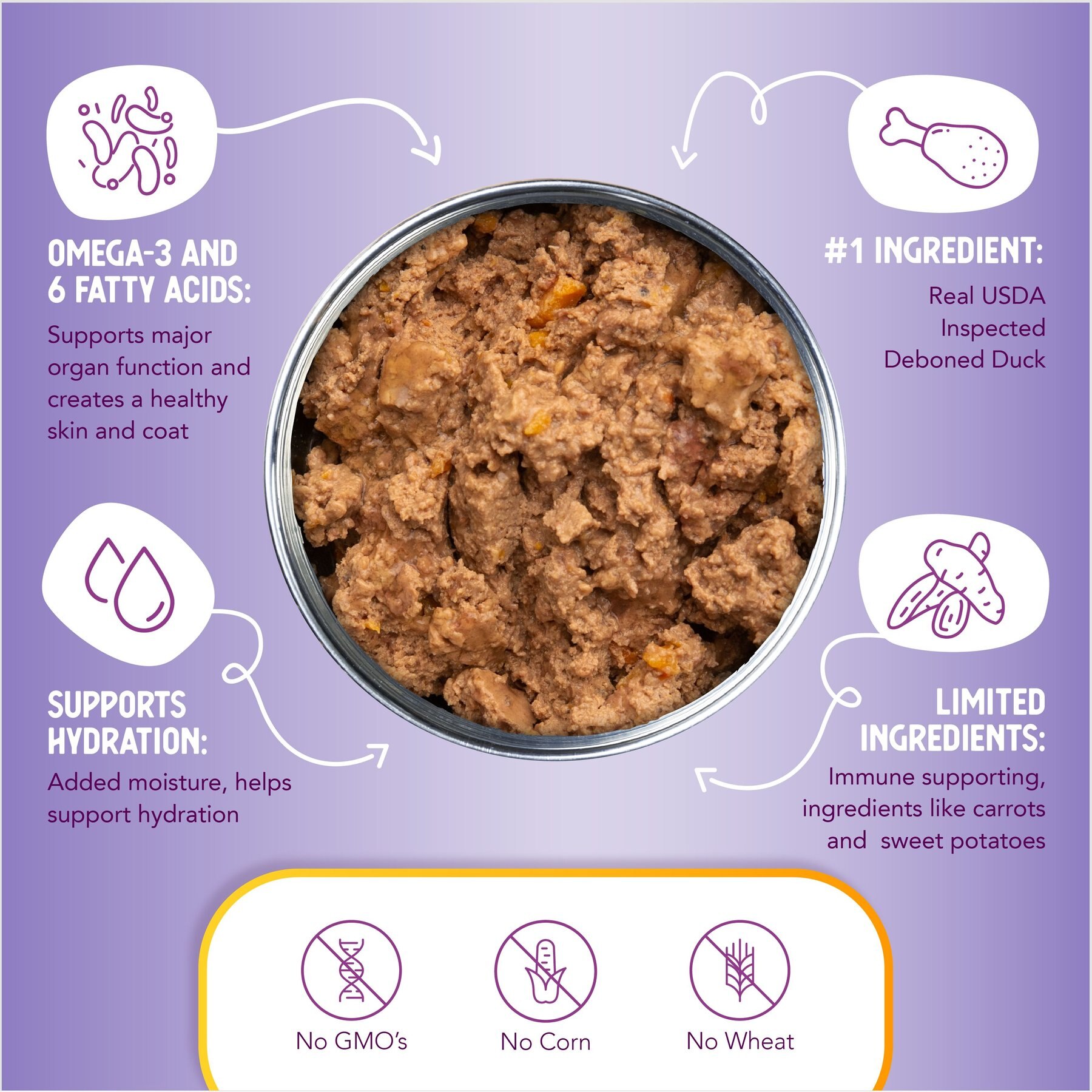 Health Extension Grain-Free Duck Entree Canned Dog Food