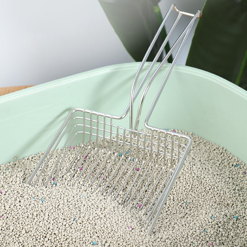Bentonite Cat Litter Scoop - Deep Shovel with Easy Scoop Hollow-Carved Design