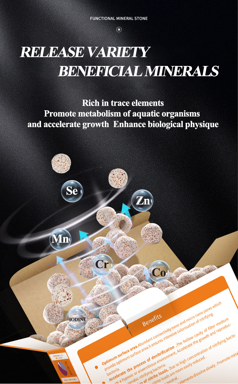 Aquaclean hollow bio ceramic balls aquarium filter media OEM ODM
