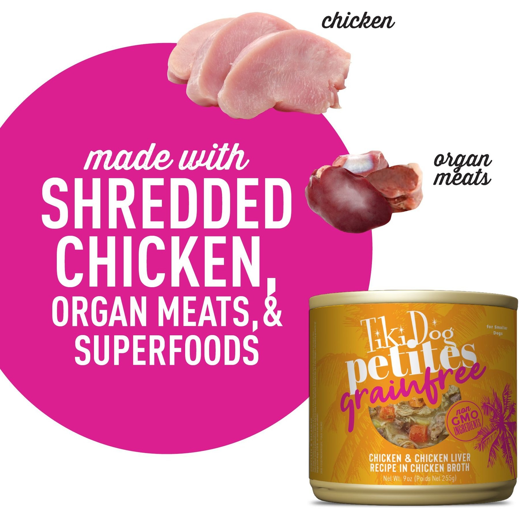 Tiki Dog Petites Chicken Grain-Free Dog Food