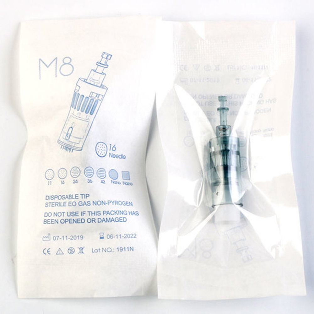 Needles Cartridges For Dr.pen M8 MTS Tips Skin Care 11 Pins 16Pin 24 Pin 36 42Pins Nano Round 3D 5D Silicone Derma Dr Pen Beauty Meso Therapy Needle D
