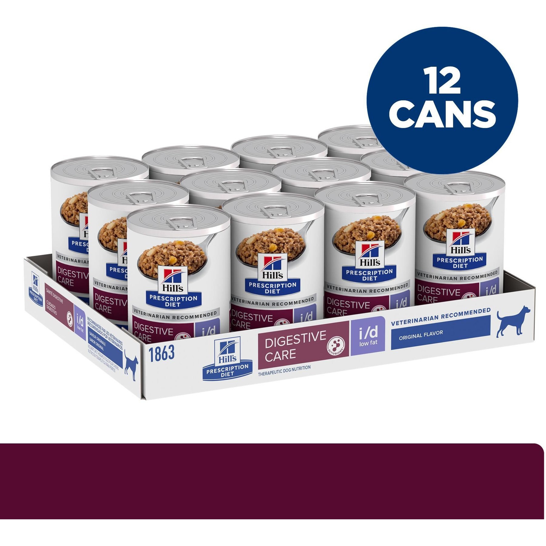 Hill's Prescription Diet i/d Digestive Care Low Fat Original Flavor Pate Wet Dog Food