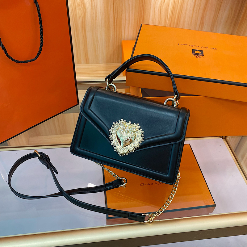 New designer retro small flip shoulder women's handbag and wallet, new brand designer messenger bag, high quality