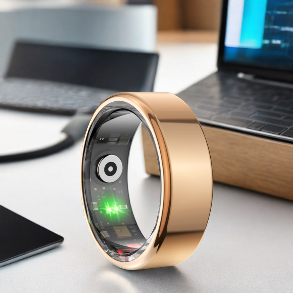 Smart Ring 24-hour Fitness Tracker Heart Rate Blood Oxygen Sleep Monitor 2025 New Trend R02P