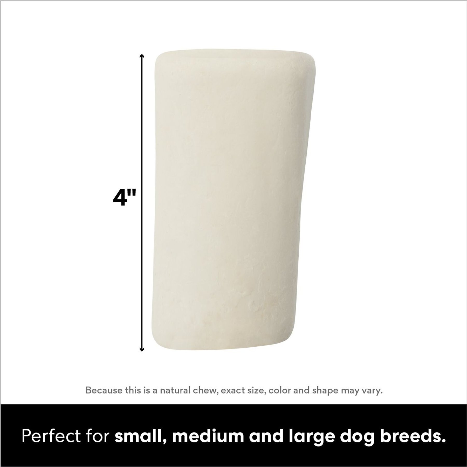 Bones & Chews Made in USA Beef Flavored Filled Bone Dog Treats