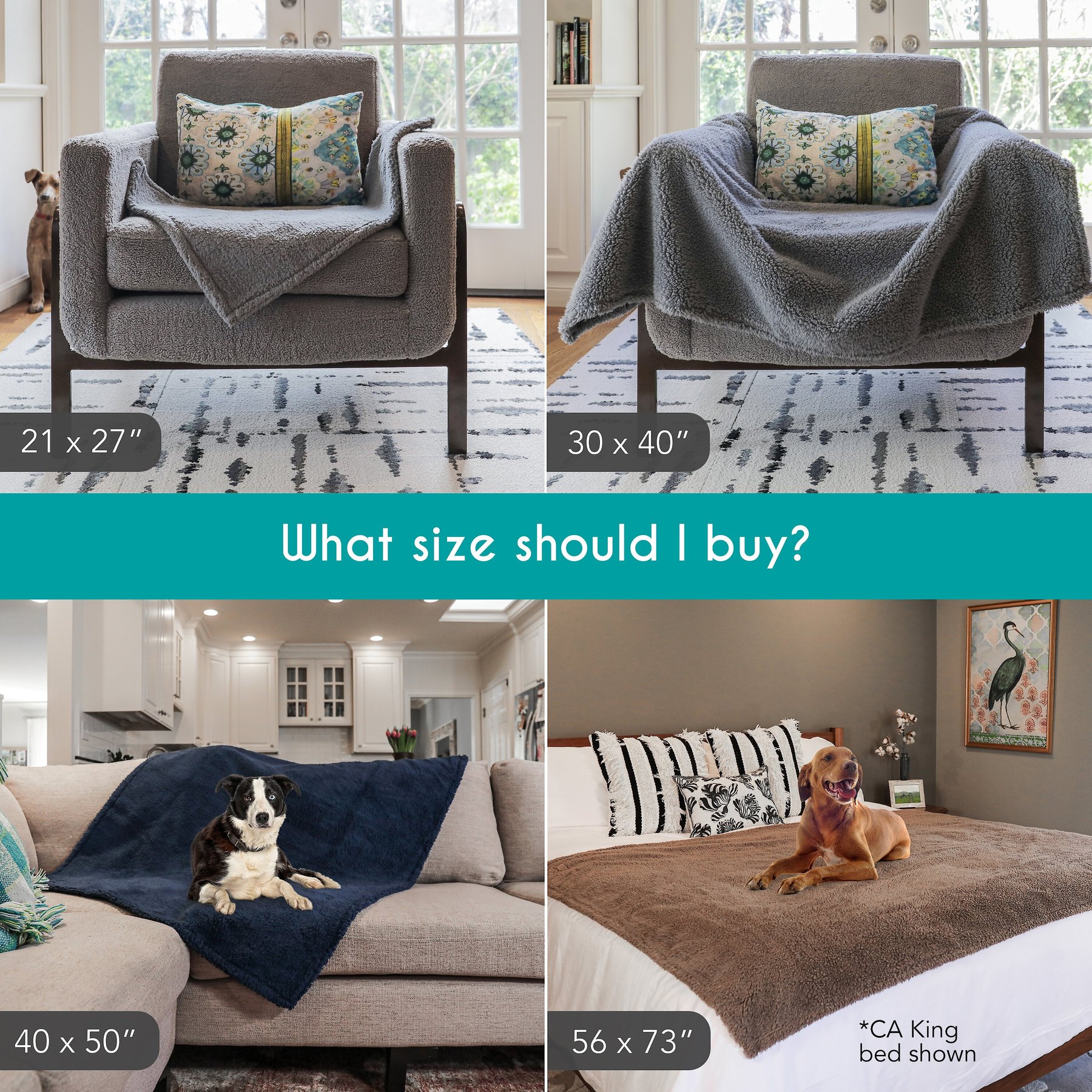 Rocket & Rex Waterproof Cat & Dog Blanket