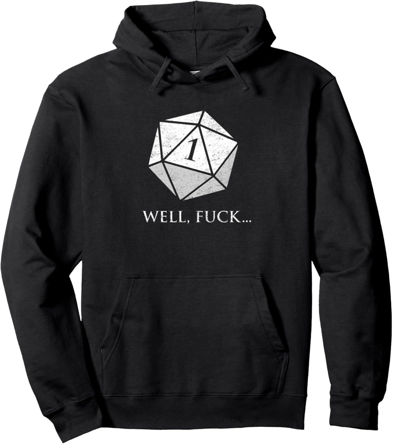 Hoodie for Mens Womens RPG Shirt | Dice Fumble Roll 1 | RPG Pullover Hoodie Graphic Hoodies sweatshirt Warm and handsome cool