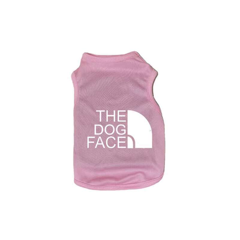 Wholesale XS-5XL Summer The Face Designer Pet Clothes Cat Tee Big Size Vest Breathable Sweatshirt Blank Dog T Shirt