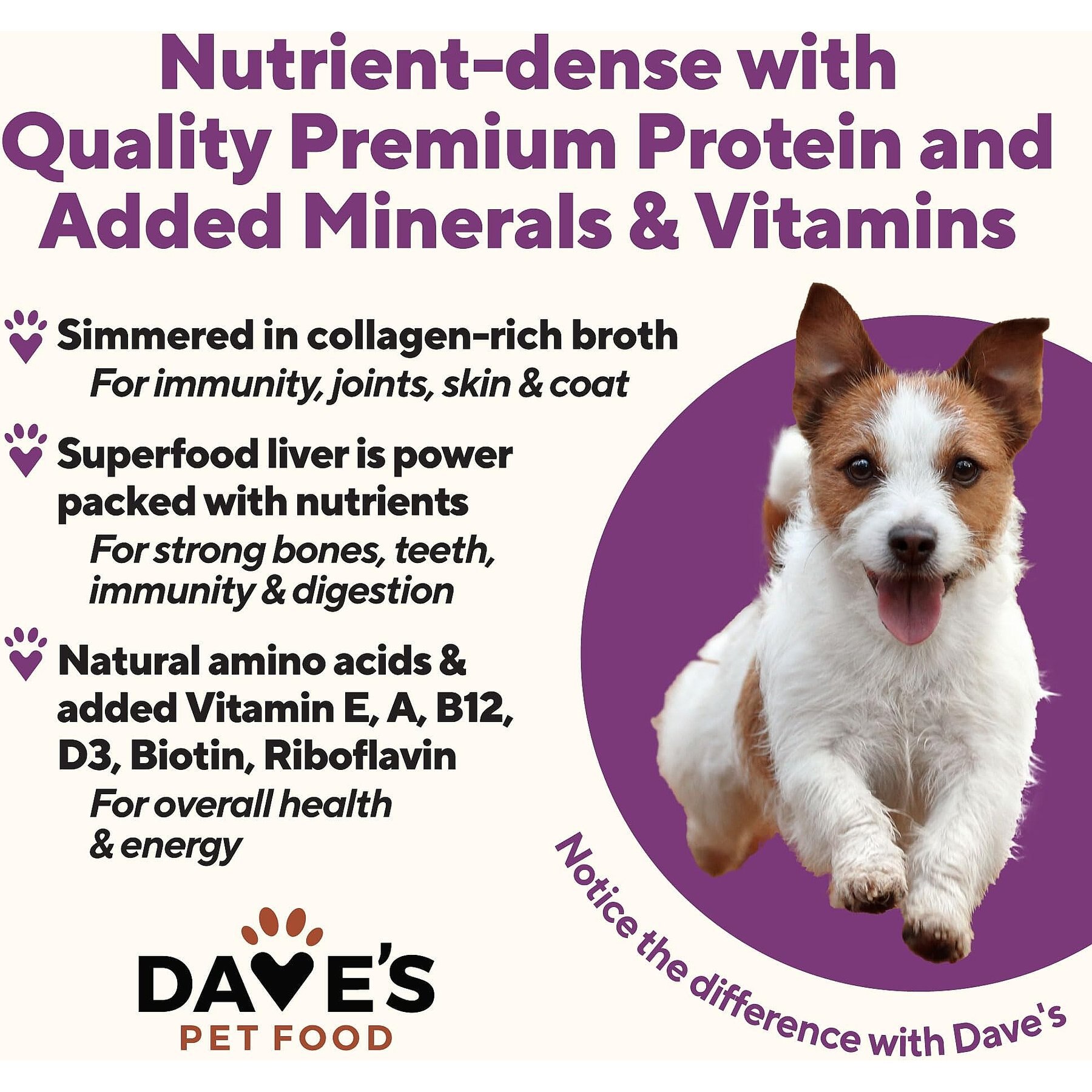 Dave's Pet Food Grain-Free Pork & Sweet Potato Entree in Broth Pate Canned Wet Dog Food
