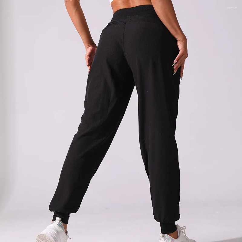 Women's Pants Women Dance Studio Drawstring Jogger Sports Trousers Quick Dry Athletic Yoga Gym Running Exercie