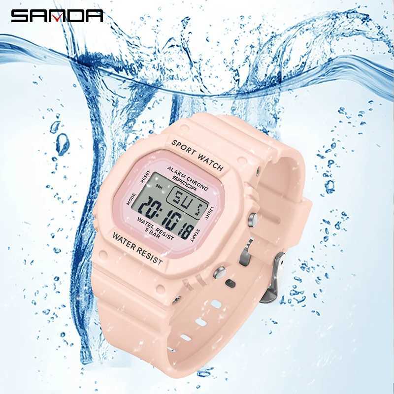 Shada New Hot G-type Electronic Watch Mens Fashion Waterproof Sports LED Digital Womens Watch Boys and Girls Childrens Gift Watch X241204
