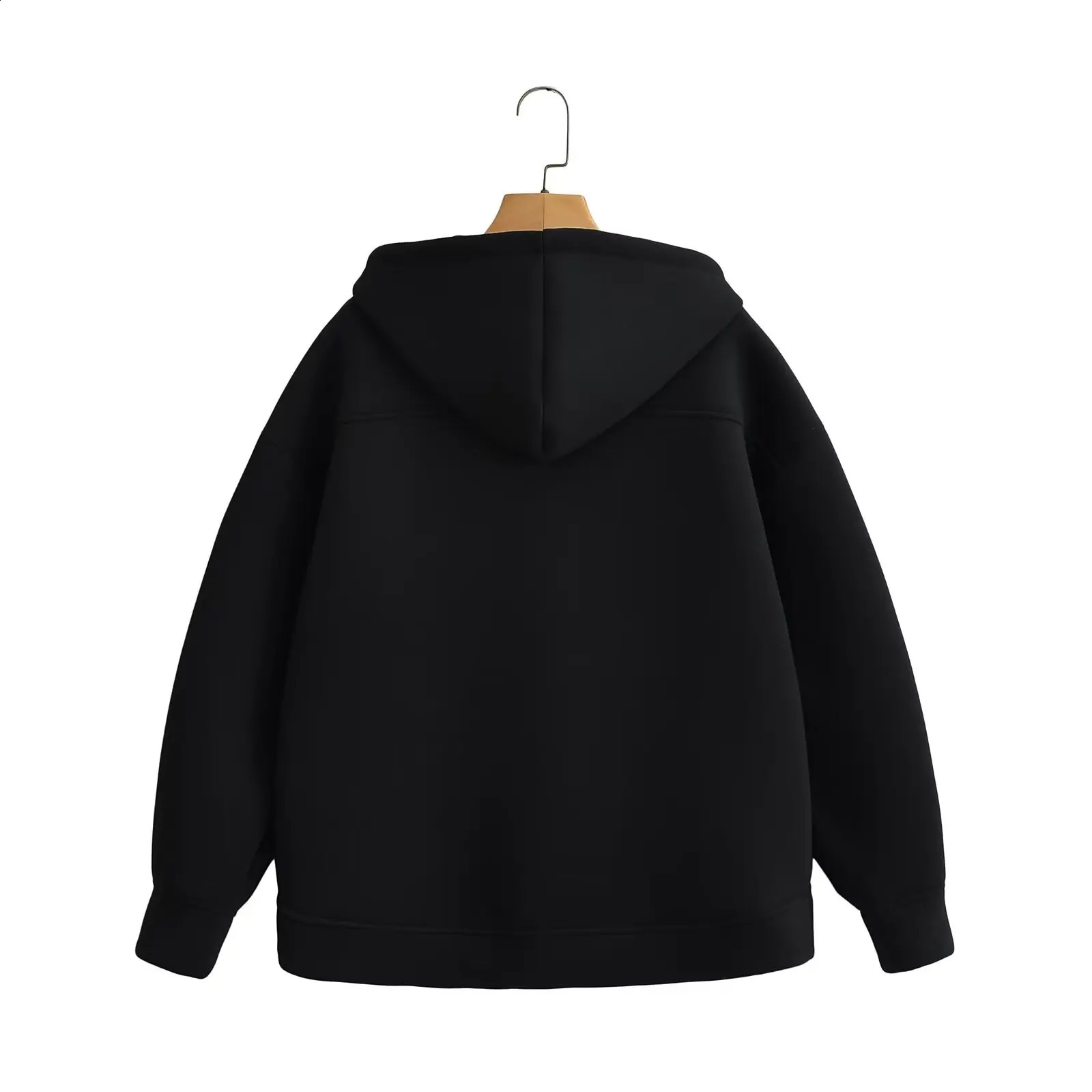 MUJER Zip up Hoodie Autumn Hooded Sweatshirt Woman Long Sleeve Oversized Womens Sweatshirts Hoodie Jackets 251022