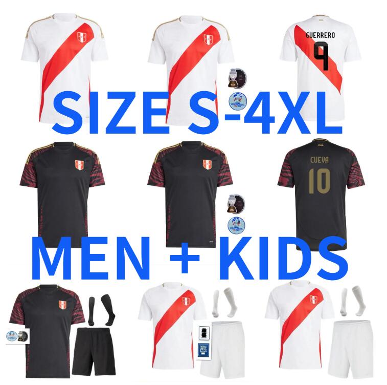 Copa Americ 2024 2025 Peru soccer jerseys 24 25 PINEAU home away Seleccion Peruana Cuevas CARTAGENA football shirt MEN KIDS KIT