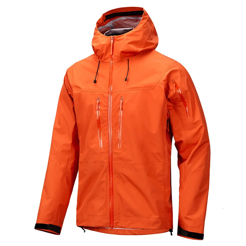 Storm jacket mens fully heat sealed hard shell storm jacket mens and womens same color three proof composite fabric 241122