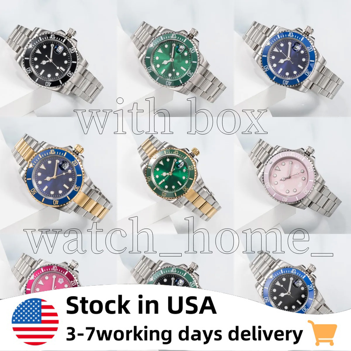 Glide Lock Luxury Ceramic Bezel Sapphire Men watch 2813 Mechanical Automatic Movement SS Fashion Watch men's designer Watches Wristwatches