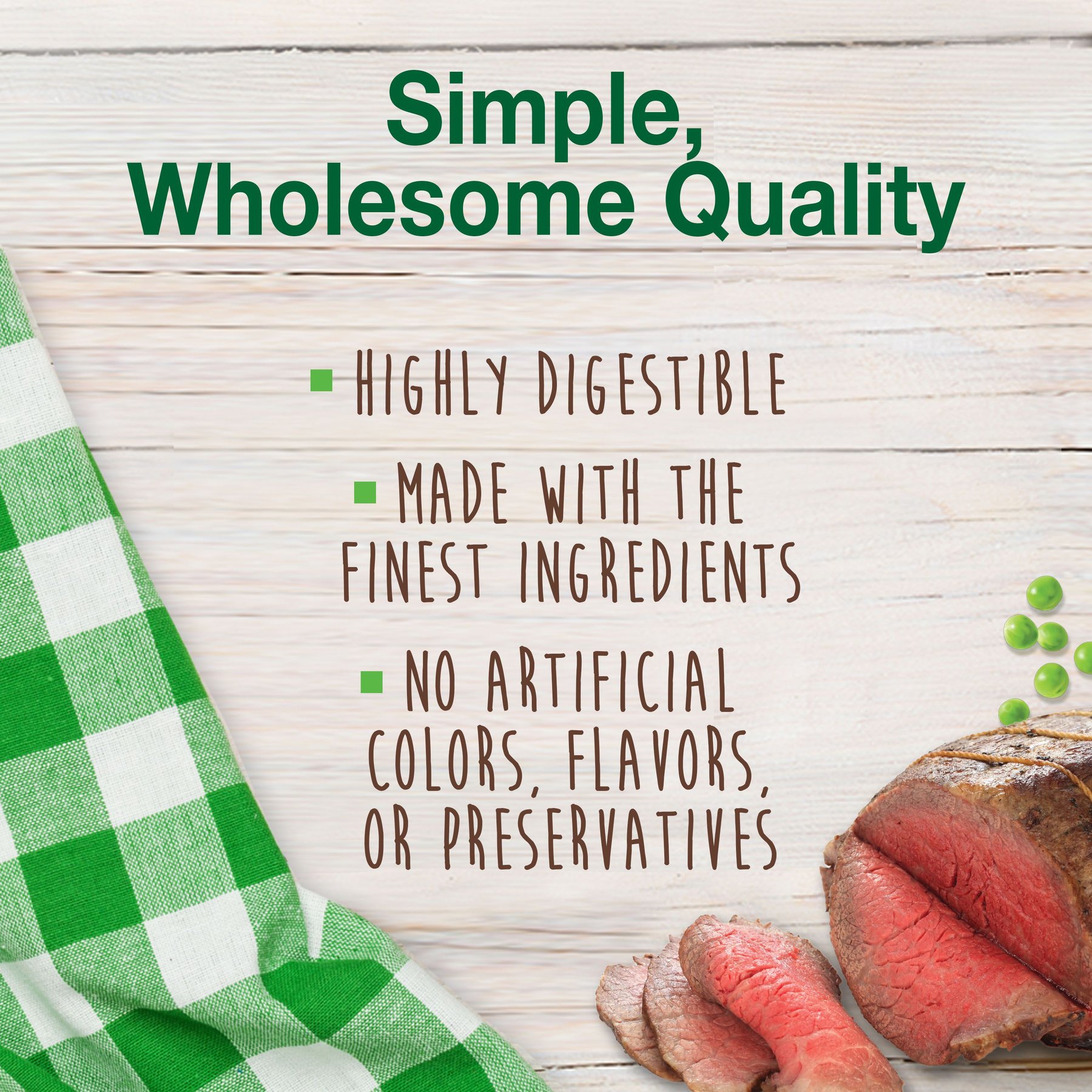 Nylabone Healthy Edibles All-Natural Long Lasting Roast Beef Dog Chew Treats
