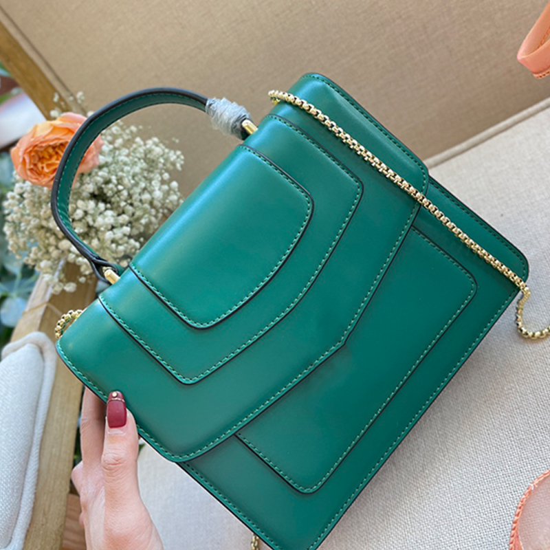 Flap Crossbody Bag Designer Bag Women Chain Shoulder Messenger Bags Cowhide Leather Solid Color Handbags Purse High Quality Wallets Multiple Colors