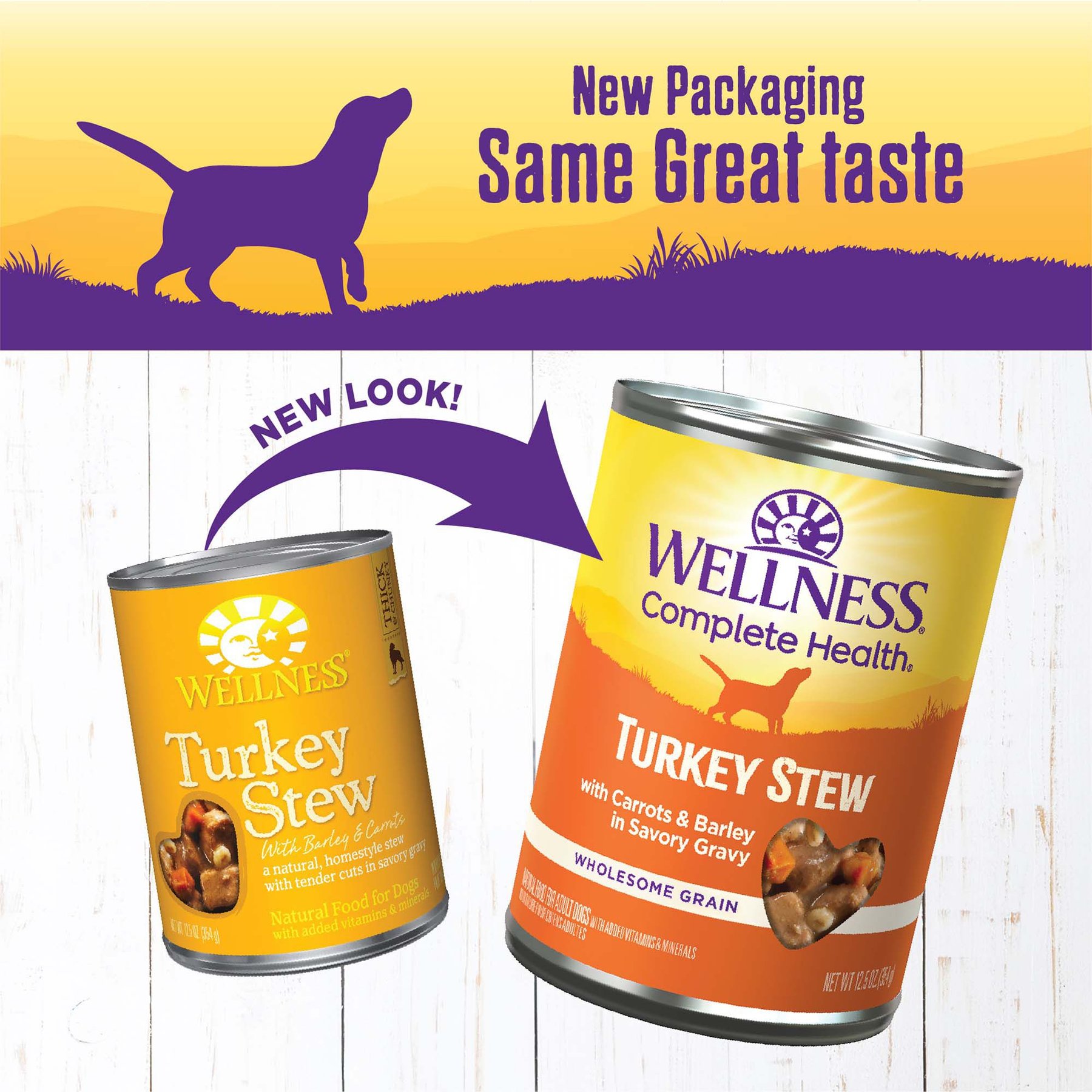 Wellness Turkey Stew with Barley & Carrots Canned Dog Food