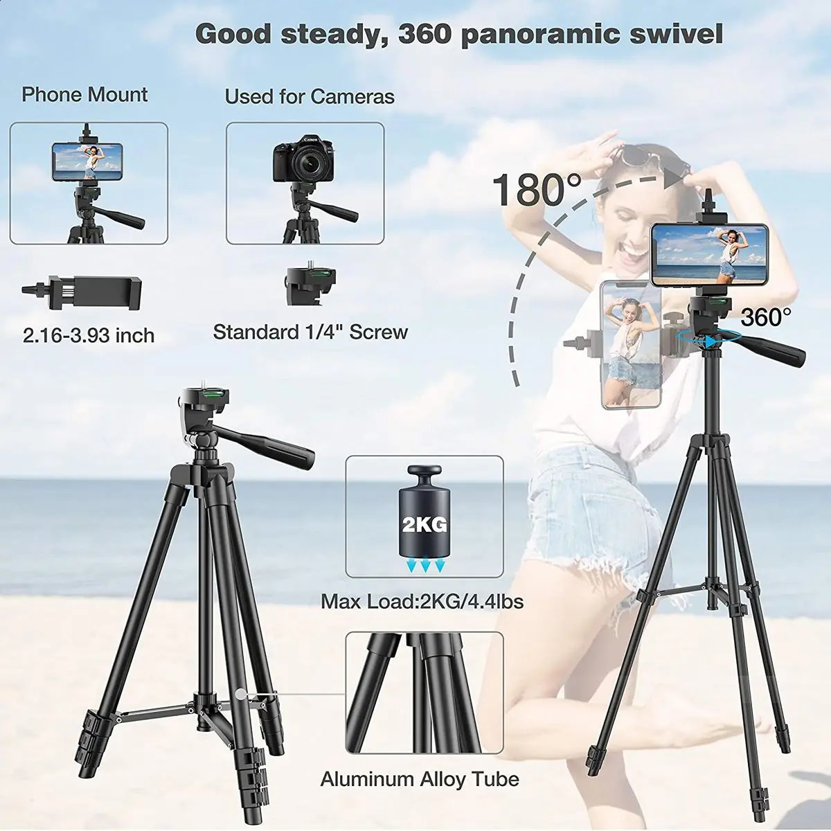 Flexible tripod expandable travel lightweight stand remote control used for installing DSLR cameras on mobile phones Tik video live tripod 241121