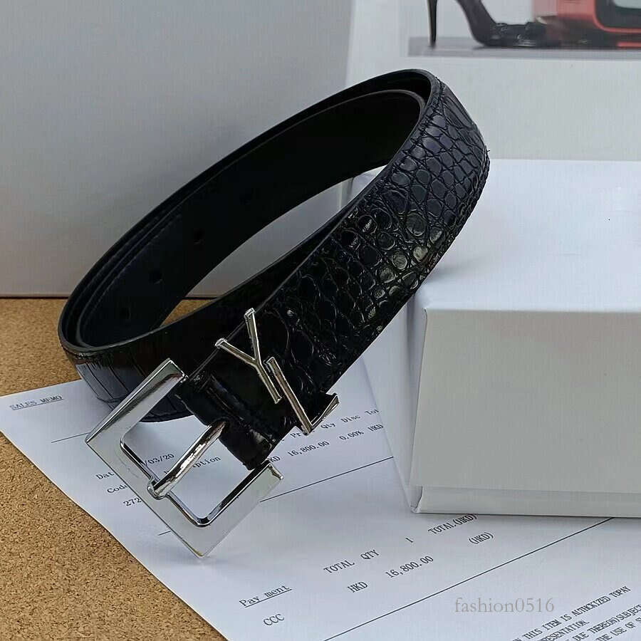 leather Leather 3.0,2.0 cm wide High quality men's designer Y buckle cnosme Women's belt Cintura cetures With boxrwr g