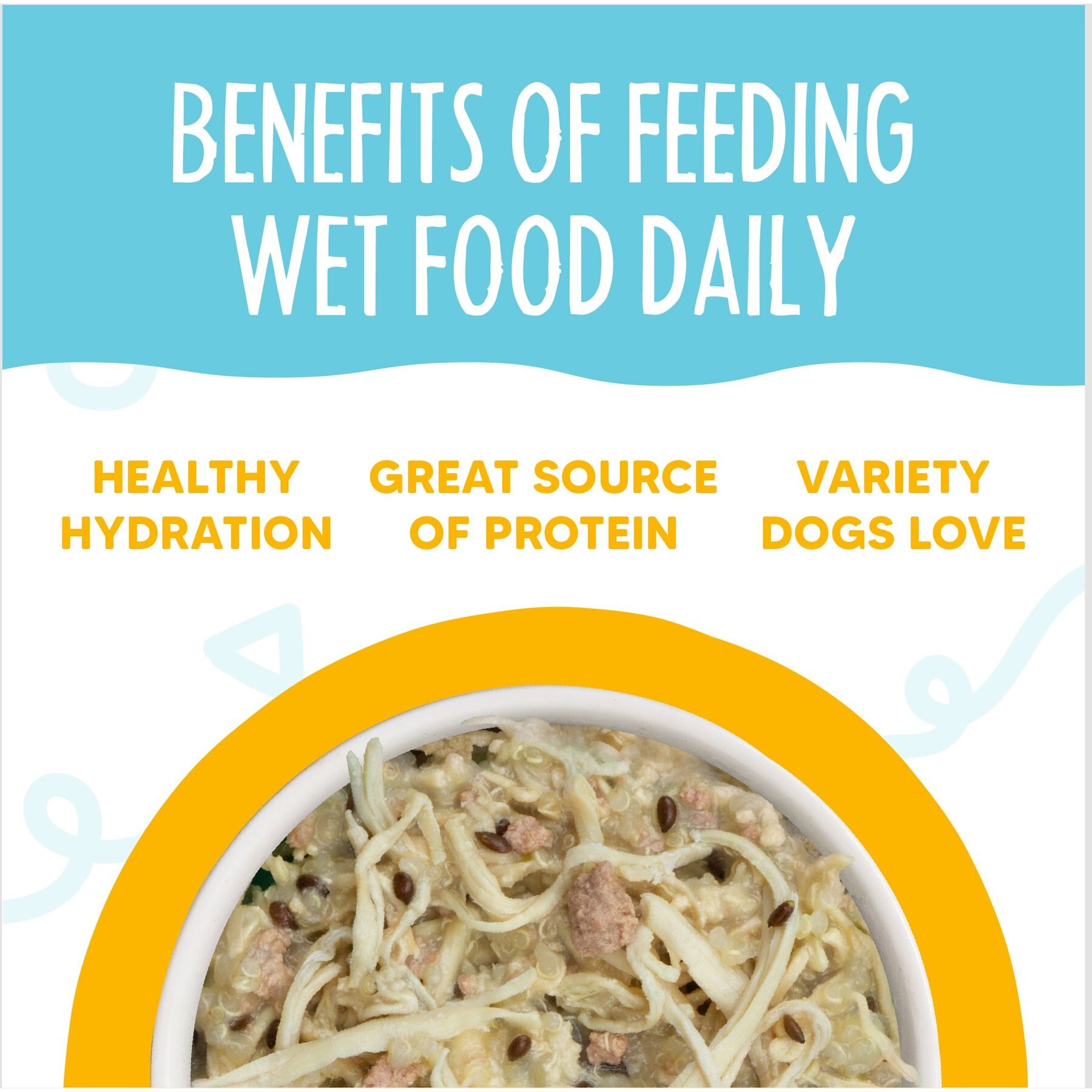 Weruva Meals 'n More Natural Wet Dog Food, Paw Lickin’ Chicken Plus Skin & Coat Health, 3.5-oz cup, 12 count