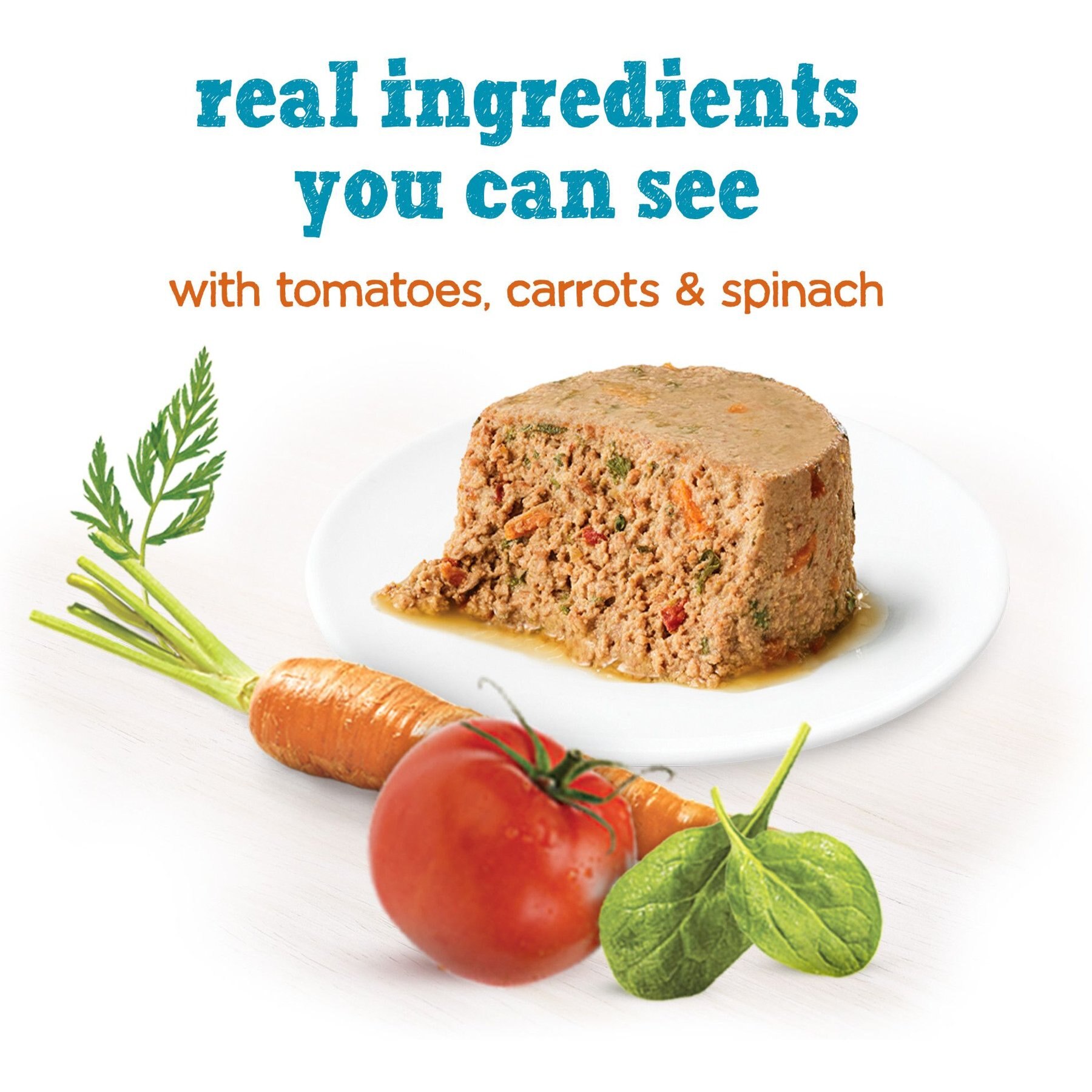 Purina Beneful Incredibites Pate with Real Chicken, Tomatoes, Carrots & Spinach Wet Dog Food