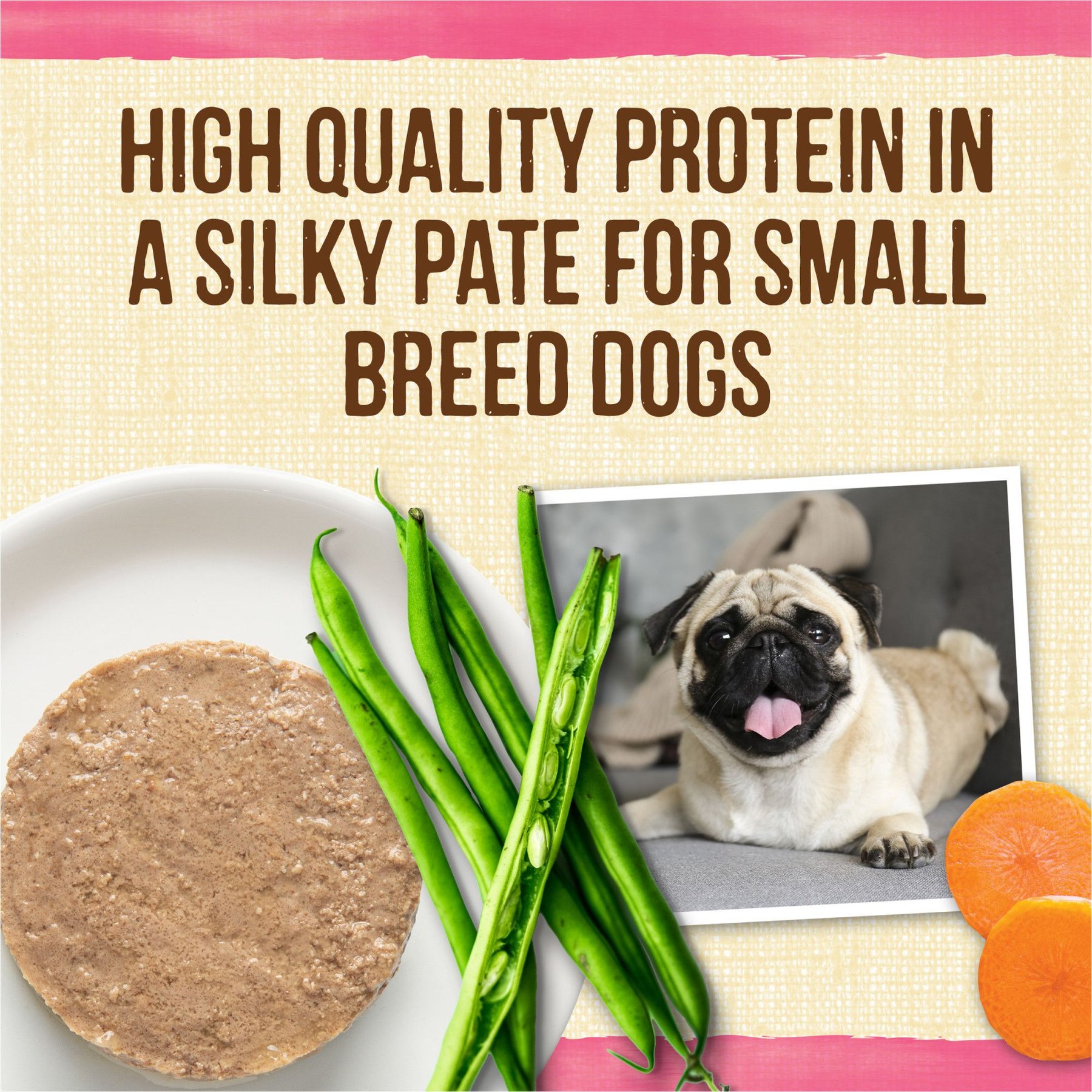 Merrick Lil' Plates Petite Pates Grain-Free Small Breed Wet Dog Food, Variety Pack, 3-oz can, case of 12