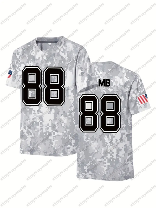 2024 Camo Salute To Service Pullover Football Jersey individuation Custom Any Name Number Football Jerseys For Men Women Youth