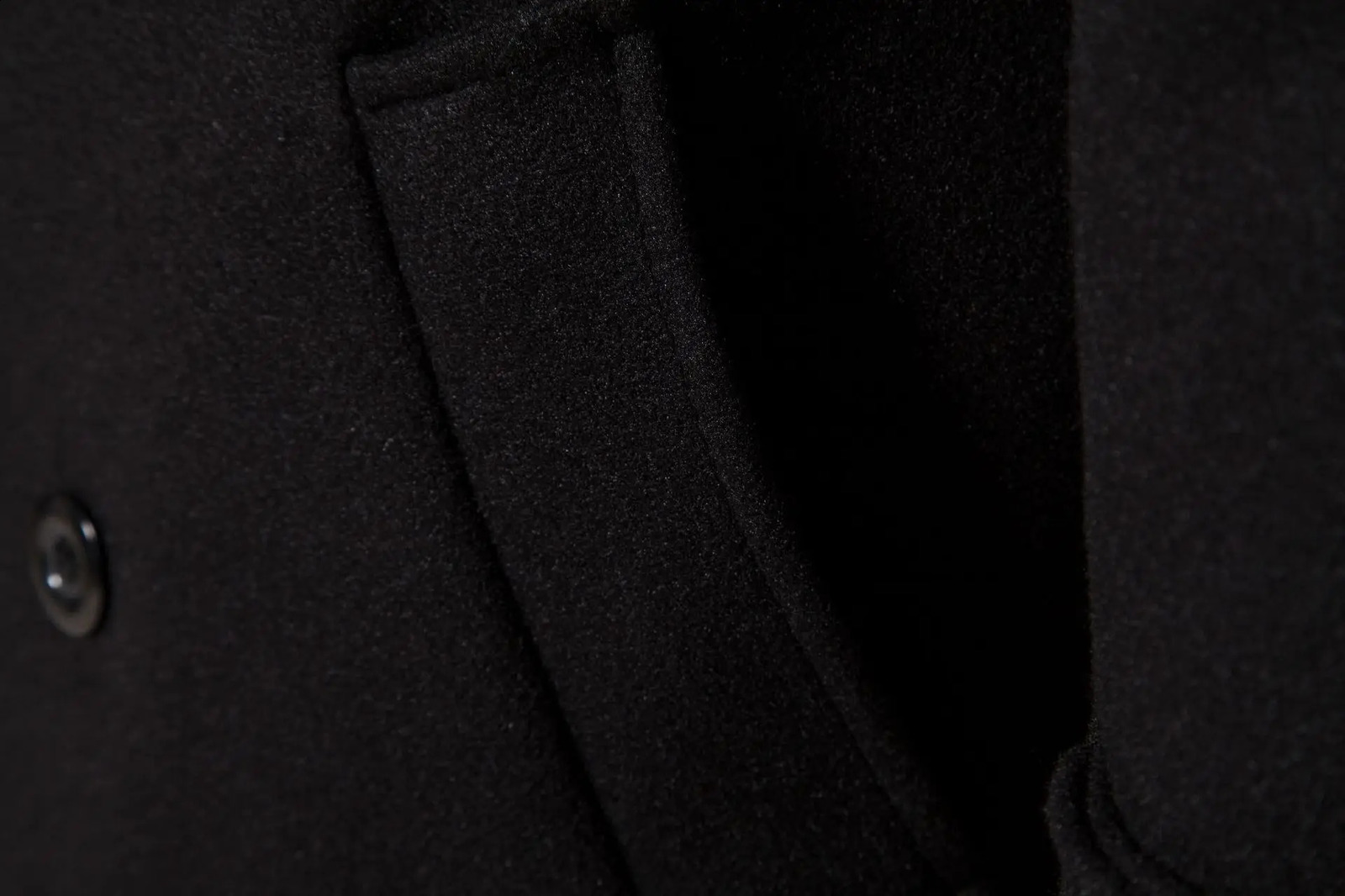 Mens ultra long wool black jacket windproof and winter warm mens jacket mens elegant and regular suitable for casual daily wear 241118