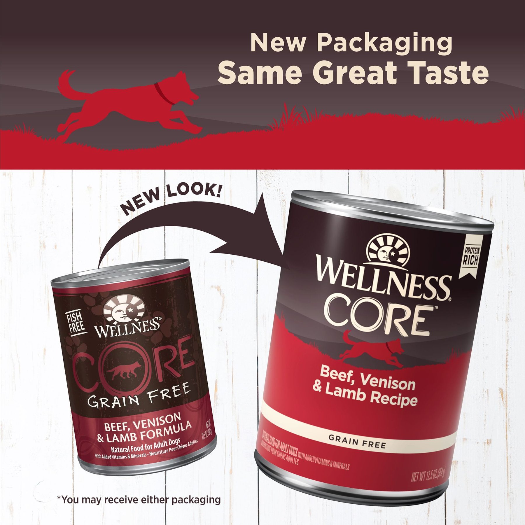 Wellness CORE Grain-Free Beef, Venison & Lamb Formula Canned Dog Food