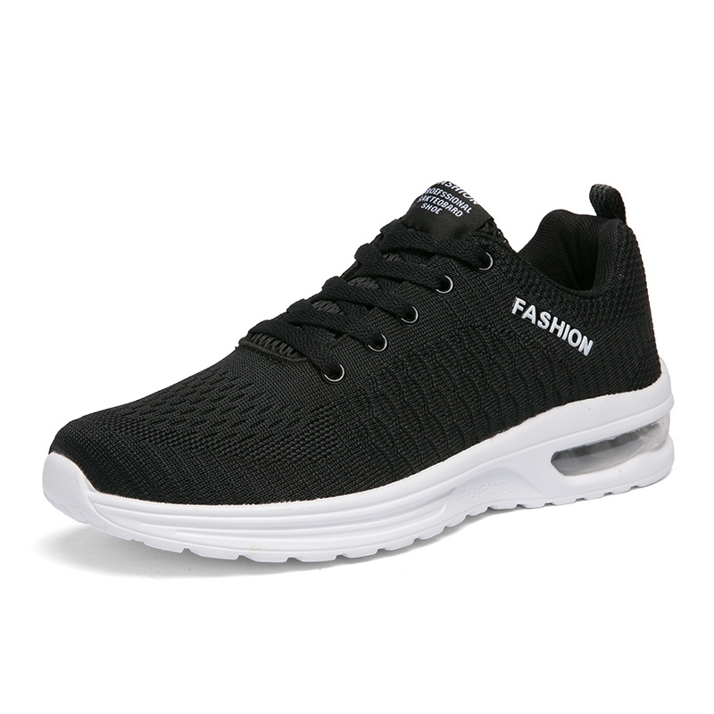oversized running Spring breathable casual men's spring summer black sports shoes Lhshoe