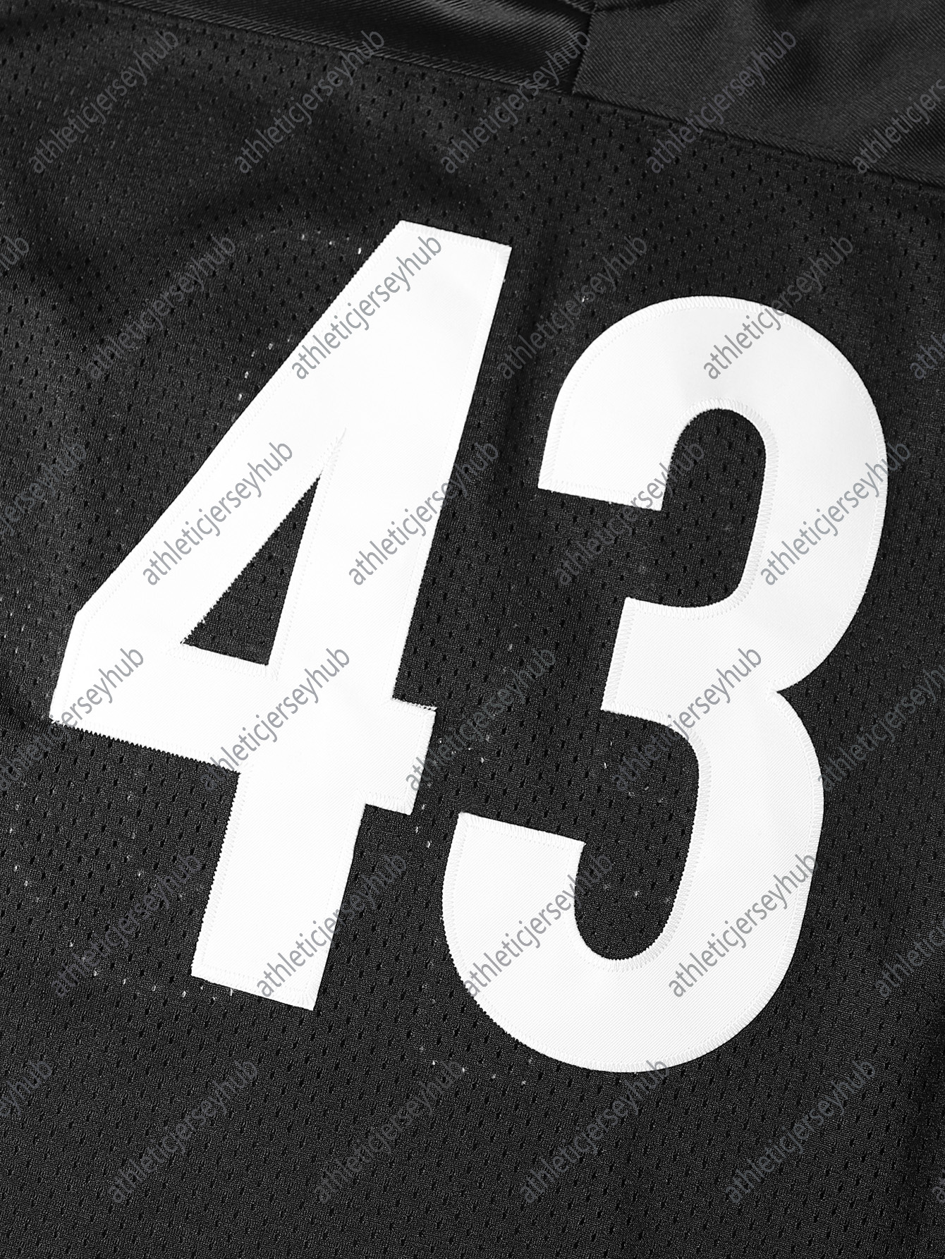 36 Betts 43 Plolamalu Men's Football Jerseys Black Gold Mesh Embroidery Short Sleeve for athletic Jersey