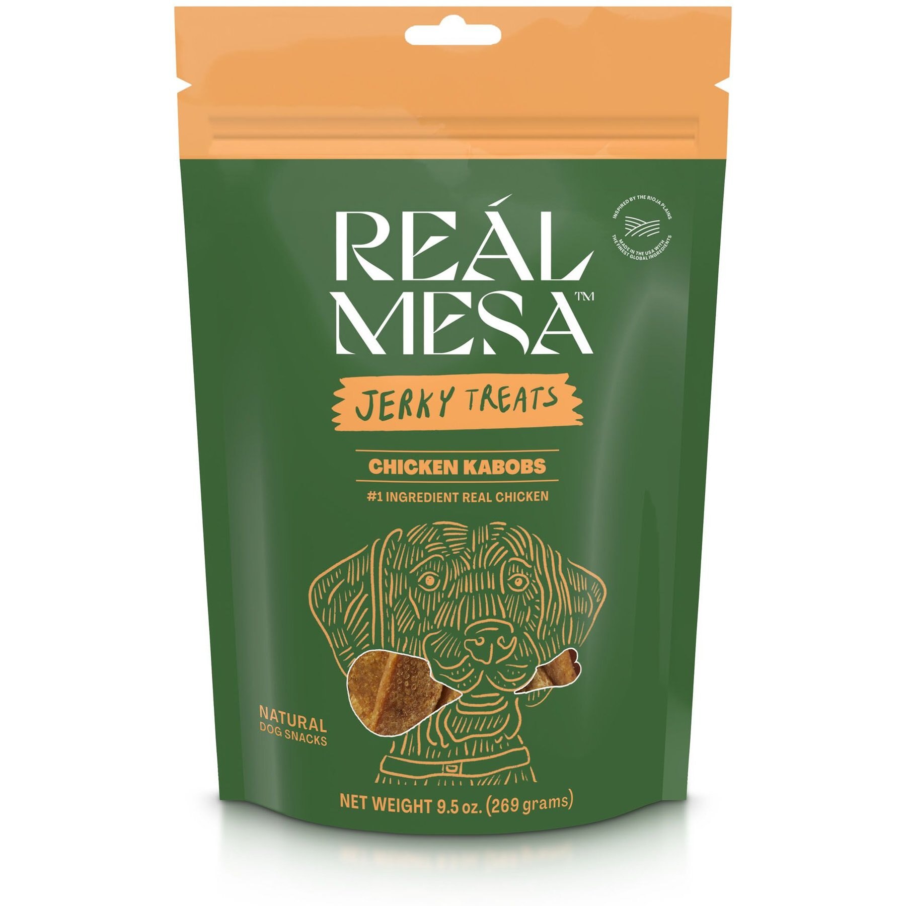 REÁL MESA Chicken Kabobs Dog Jerky Treat