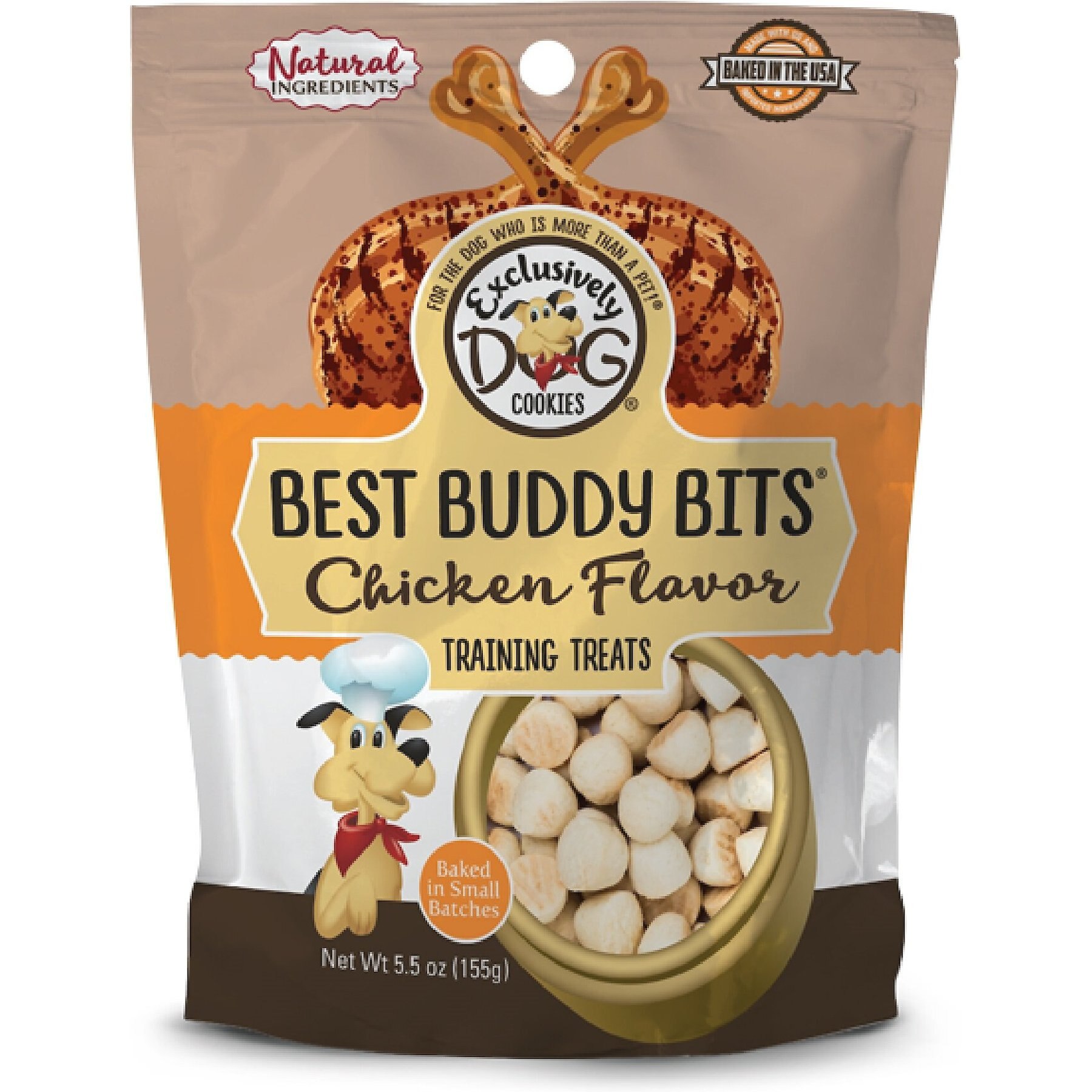 Exclusively Dog Best Buddy Bits Chicken Flavor Dog Treats