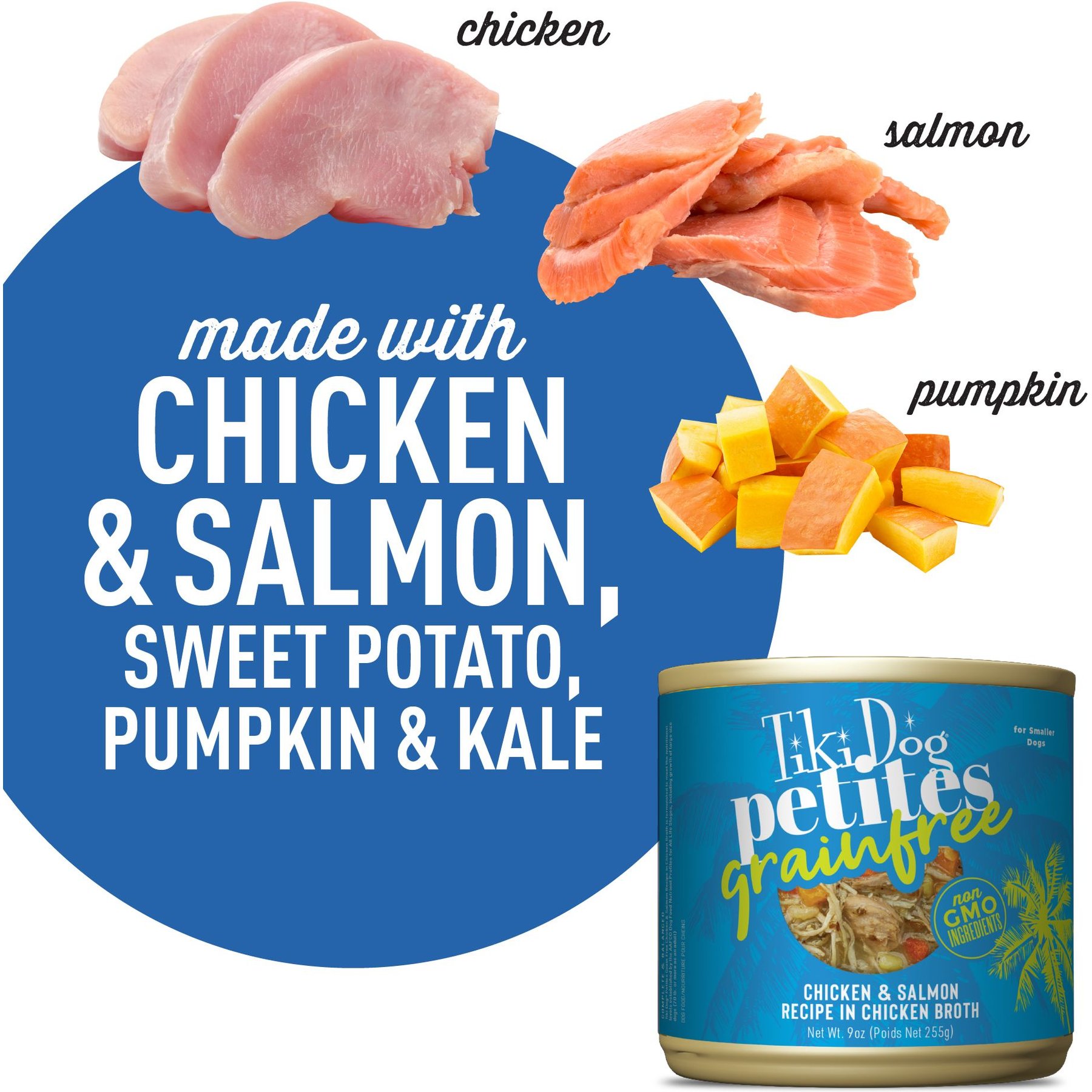 Tiki Dog Petites Chicken & Salmon Grain-Free Dog Food
