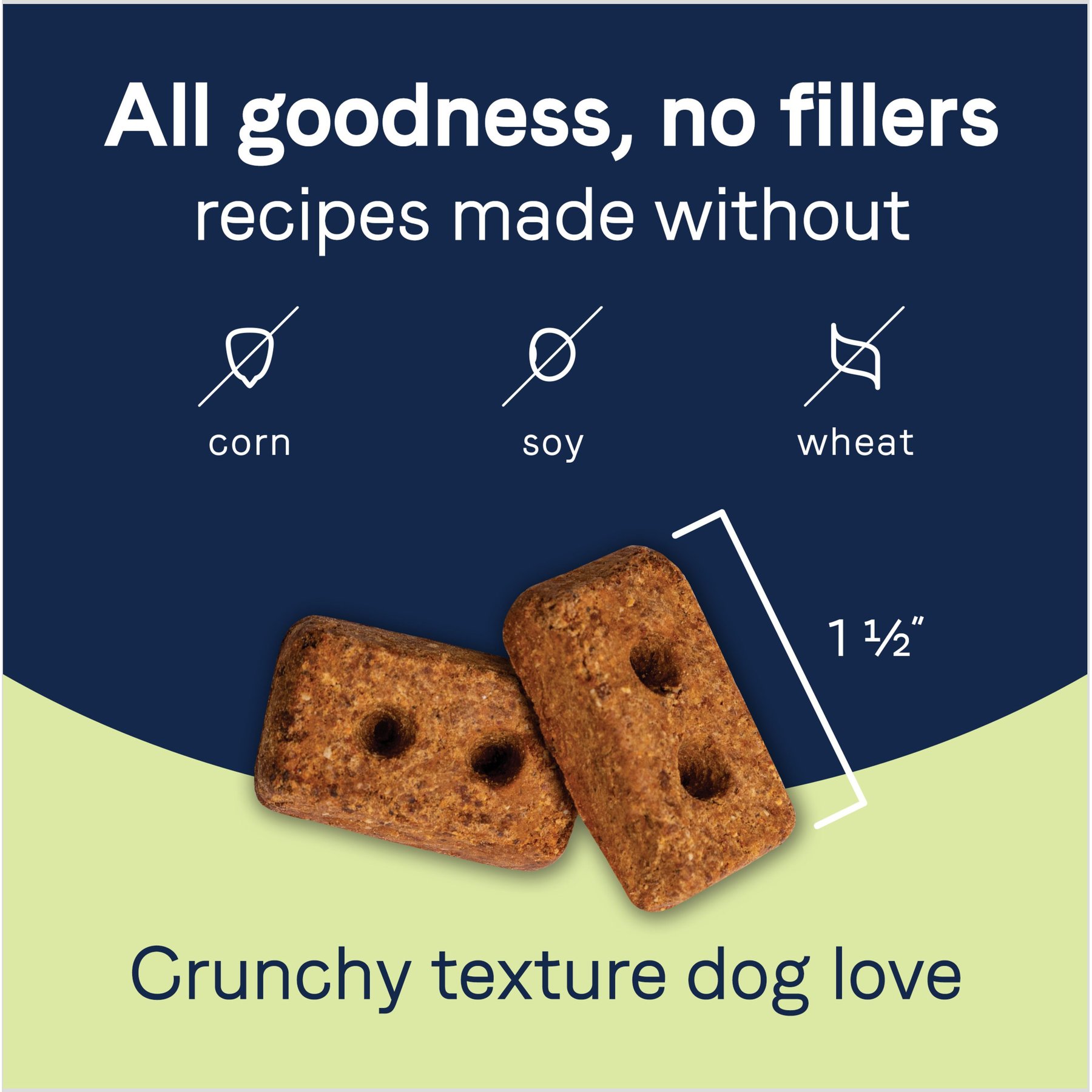 CANIDAE Grain-Free PURE Heaven Biscuits with Duck & Chickpeas Crunchy Dog Treats