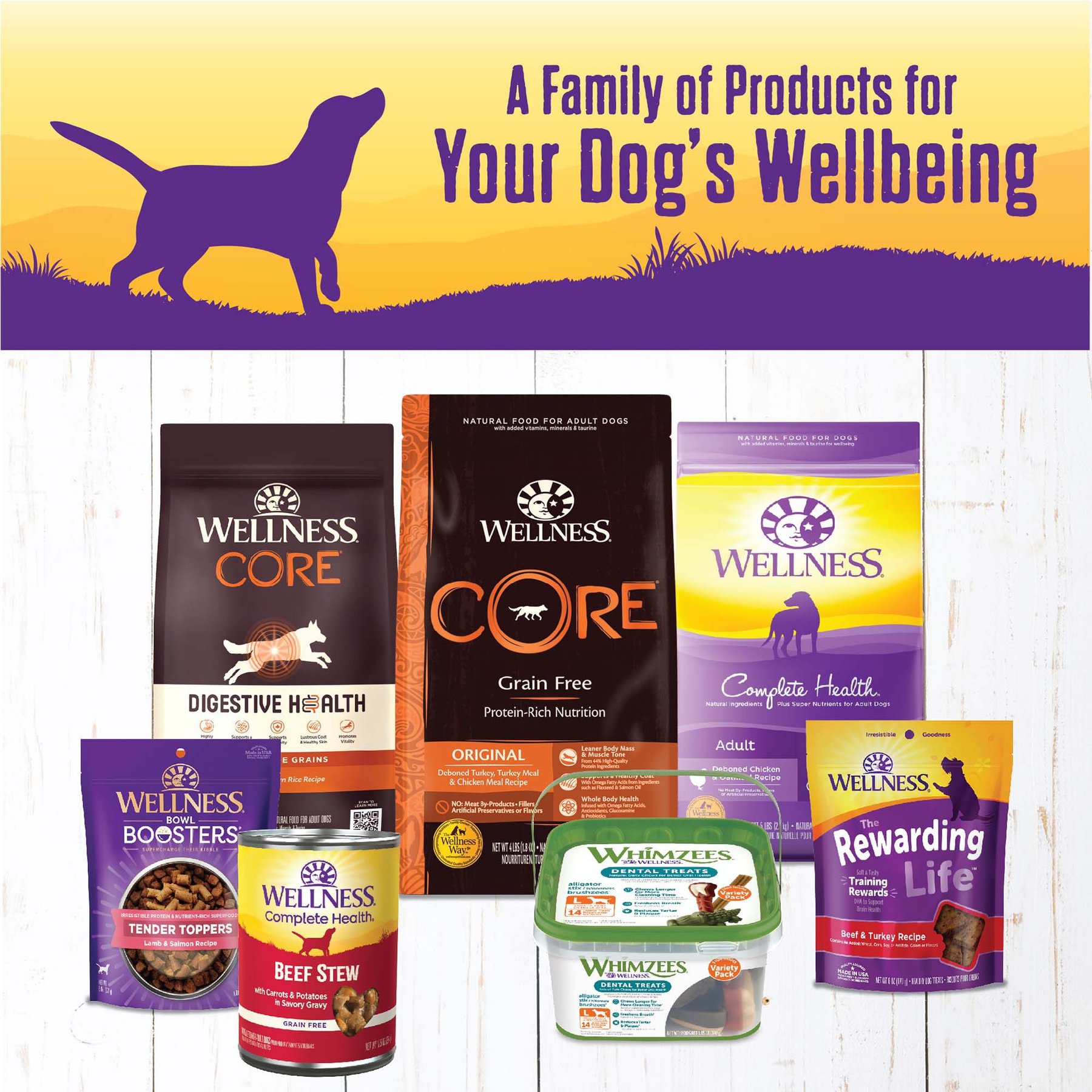 Wellness Beef Stew with Carrots & Potatoes Grain-Free Canned Dog Food