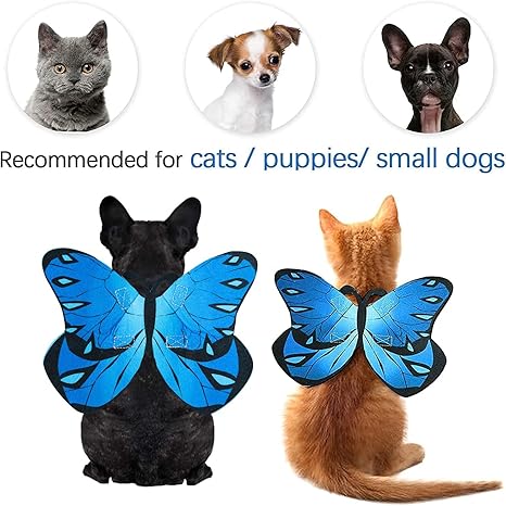 Butterfly Dog Cat,Butterfly Wings Small Large Dogs Cats,Dog Costume for Halloween