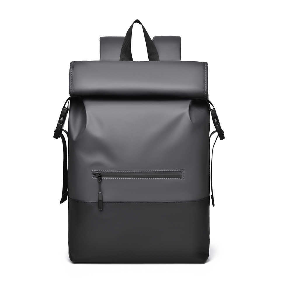 mens business backpack with highend feel large capacity fashionable travel backpack waterproof computer bag backpack