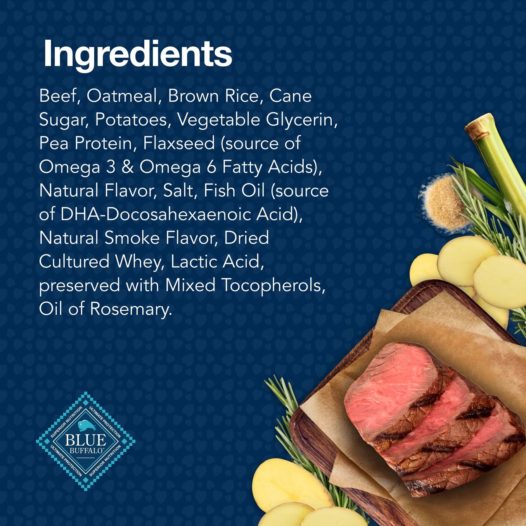 Blue Buffalo Blue Bits Tender Beef Recipe Soft-Moist Training Dog Treats