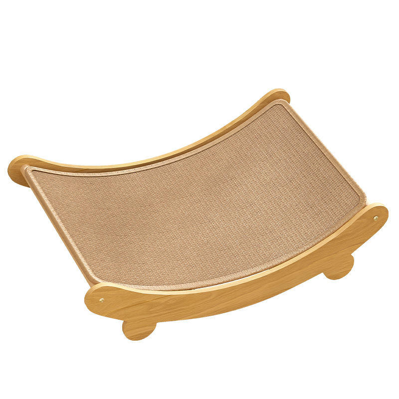Cat Toys Wooden Scratching Pads Cats Sleeping Bed Detachable Wear-resistant Scratch Board Kitten Grinding Cat Net For Gift