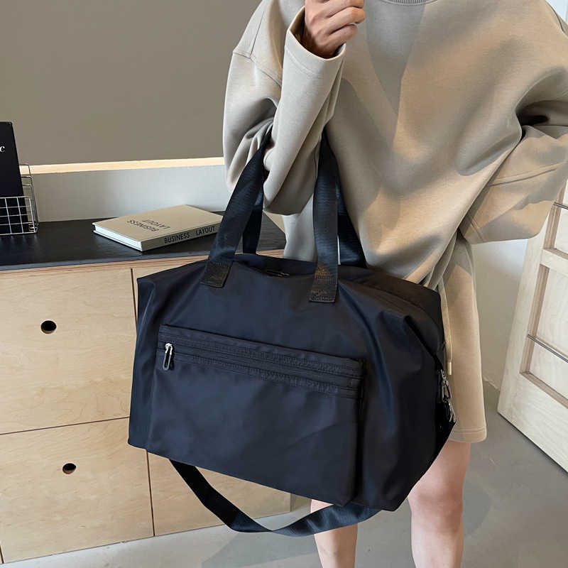 short distance travel bag large capacity new crossbody travel luggage bag commuting single shoulder womens bag commuting storage tote bag