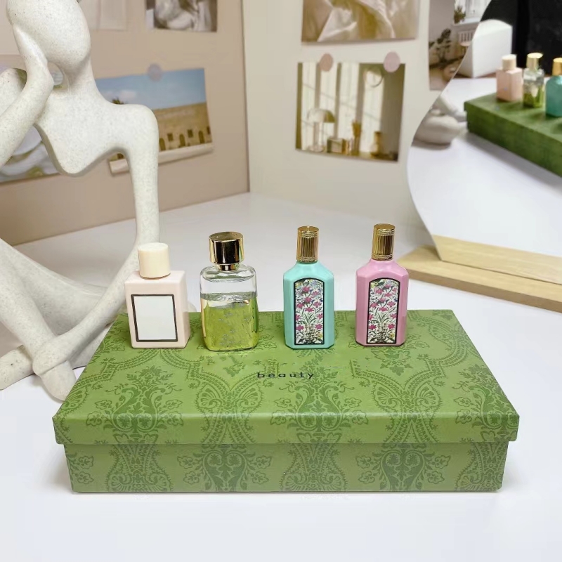 10A Cologne Designer Perfume Set for Women Bloom Flora Sparay 5ML*6PCS Suit 6 in 1 with Box good smell long time leaving lady body mist High Quality F